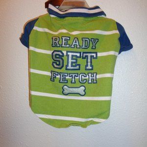 MARTHA Stewart Pets Dog Polo Size Medium Ready Set Fetch